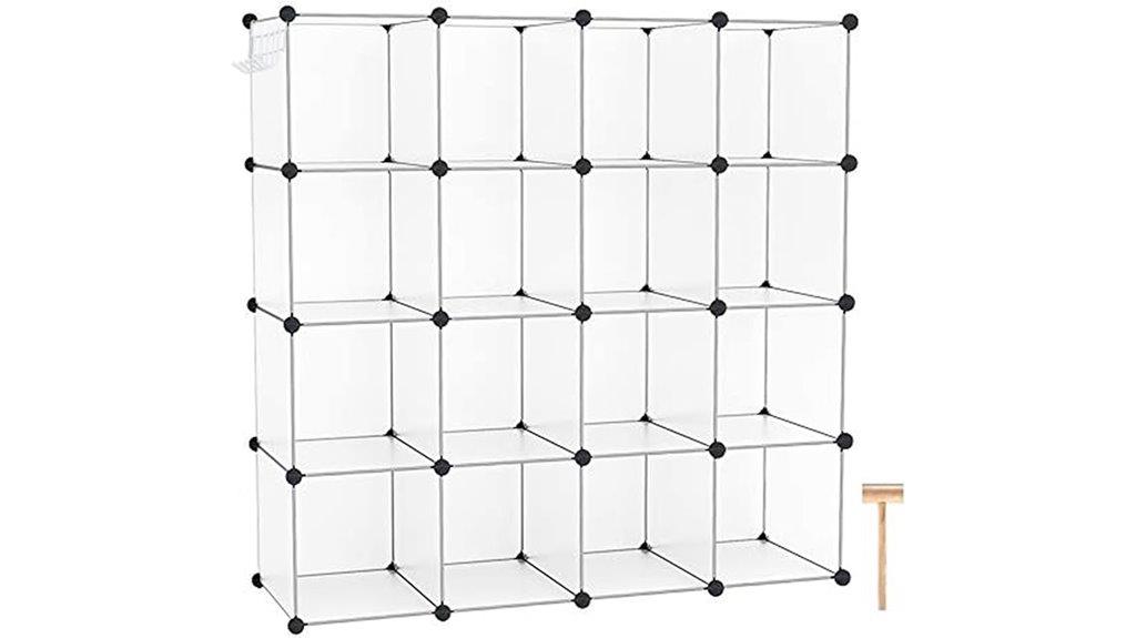 16 cube storage solution organizer