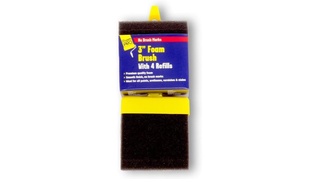 3 inch foam brush set