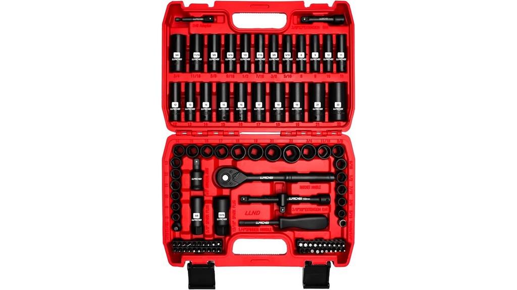 95 piece impact socket set
