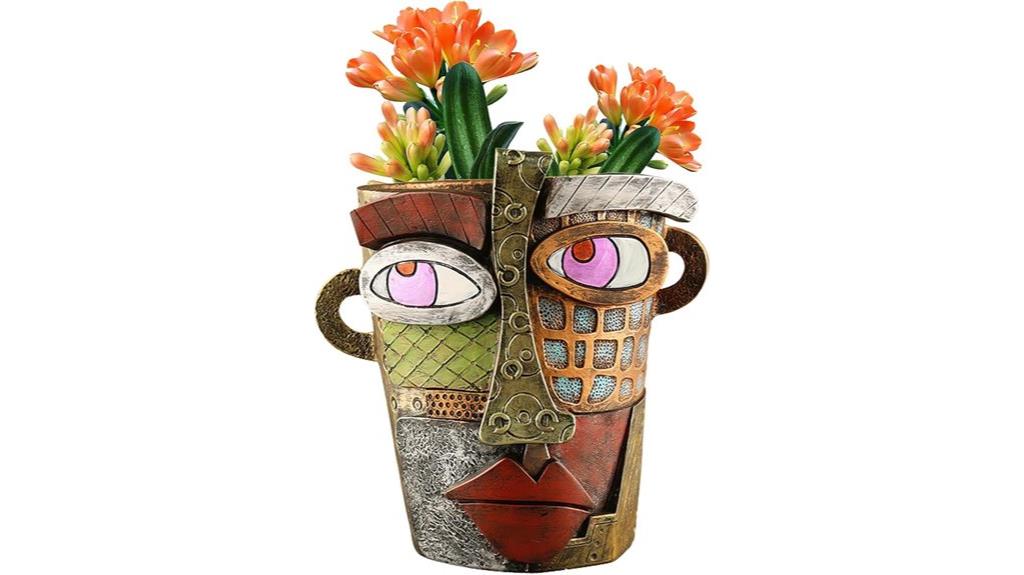 abstract indoor plant pot