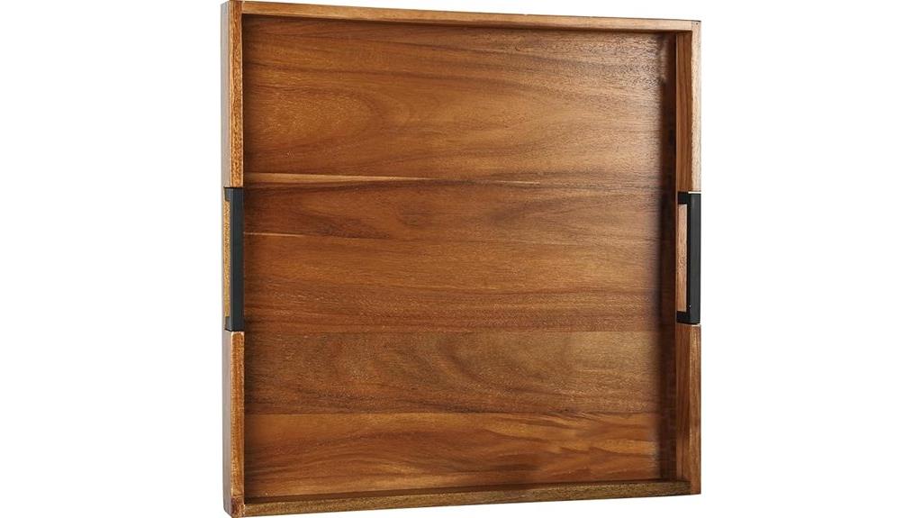 acacia wood serving tray