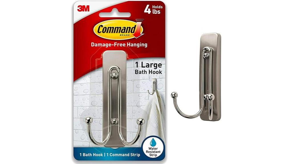 adhesive bathroom wall hook