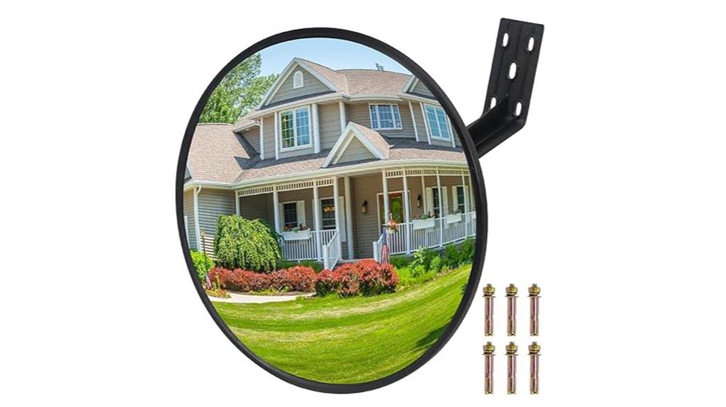 adjustable corner security mirror