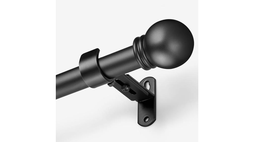 adjustable curtain rods 16 60 inches