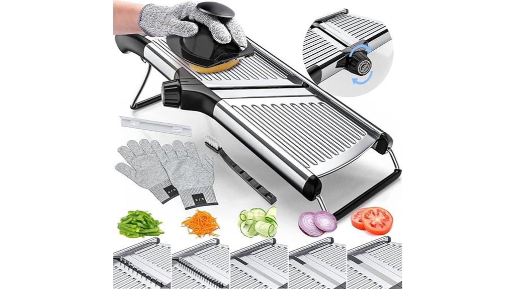 adjustable food slicer gloves