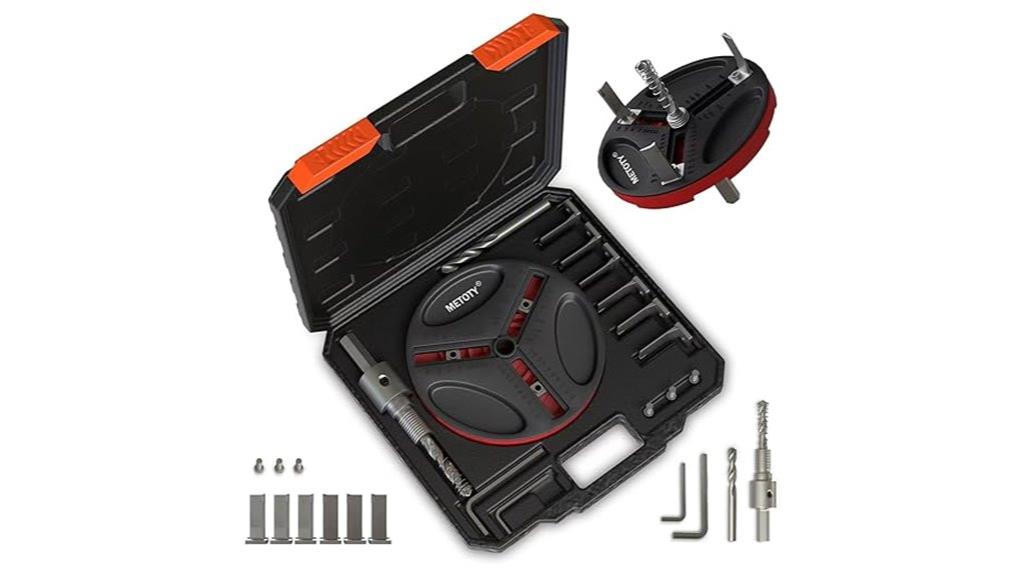adjustable hole saw set