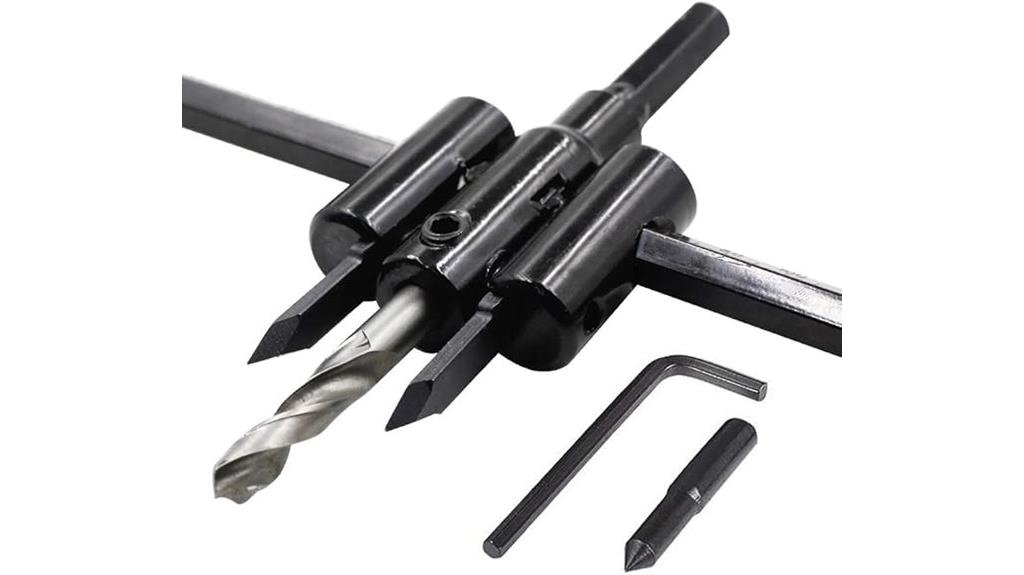 adjustable hole saw tool