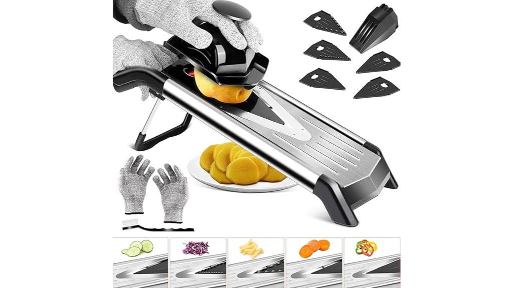 adjustable kitchen food slicer