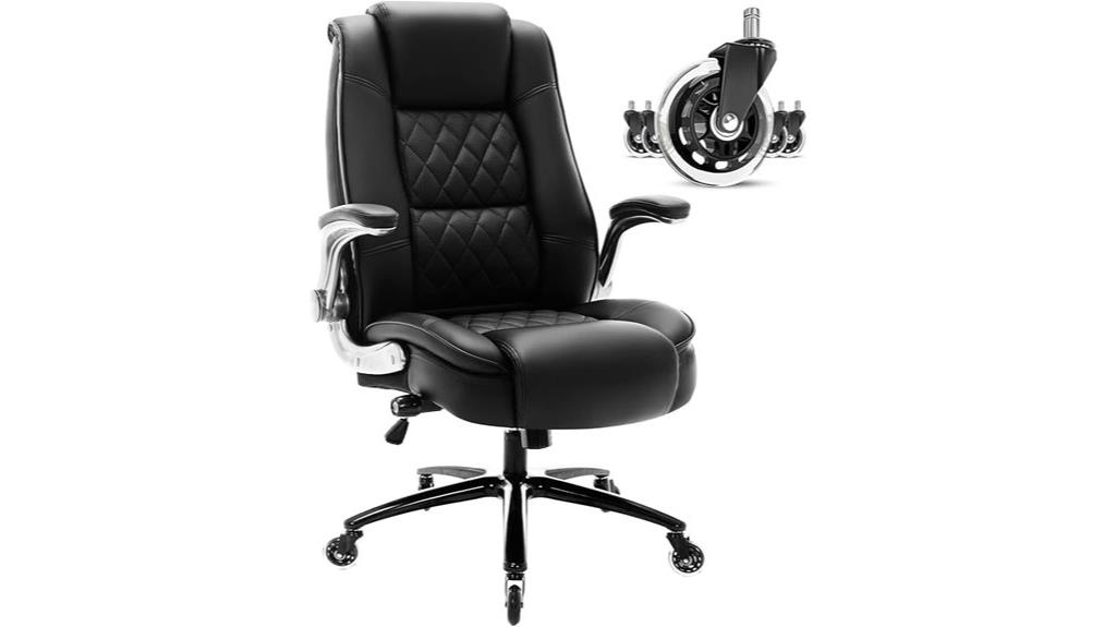 adjustable lumbar support chair