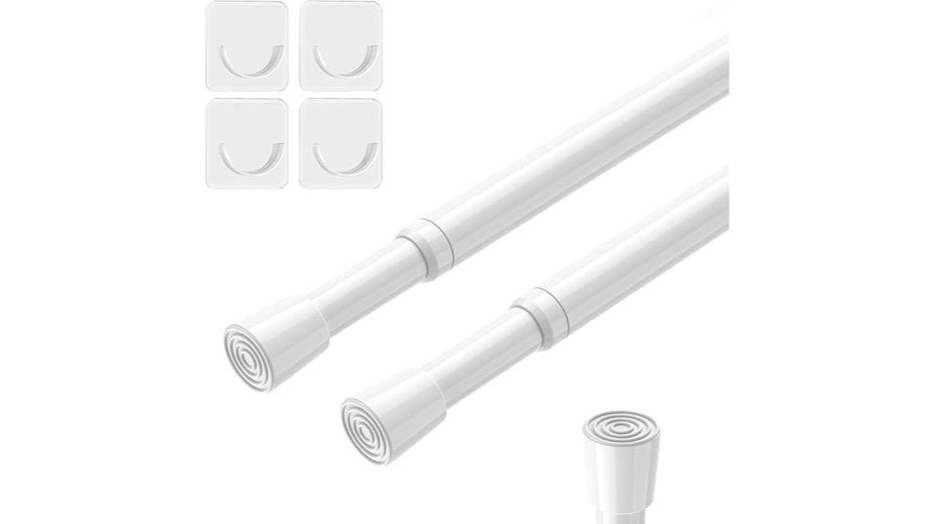 adjustable spring tension rods