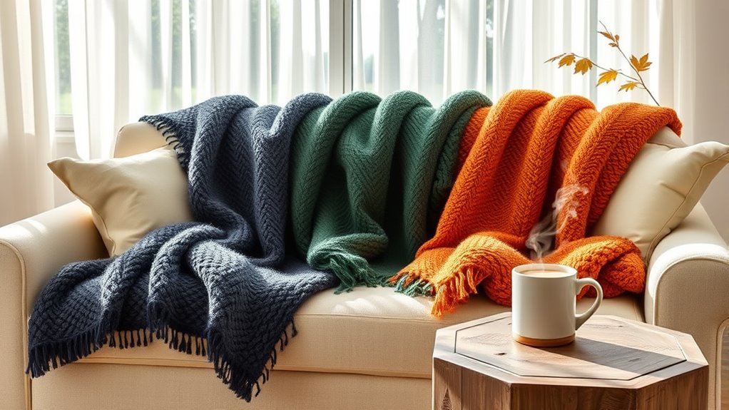 affordable cozy throw blankets