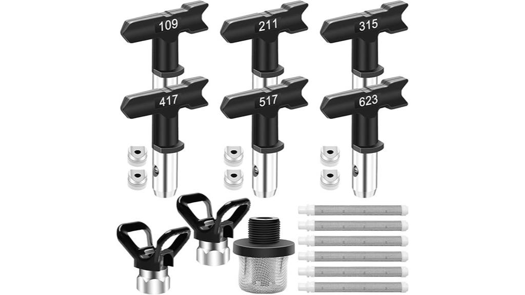 airless paint sprayer tips