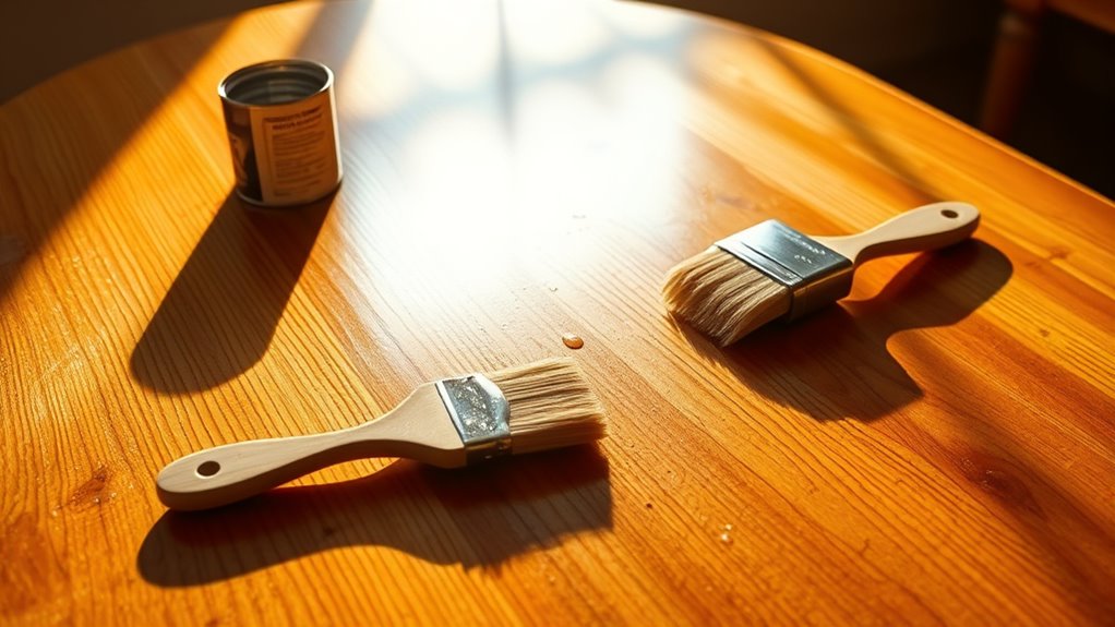 applying protective finishing coats