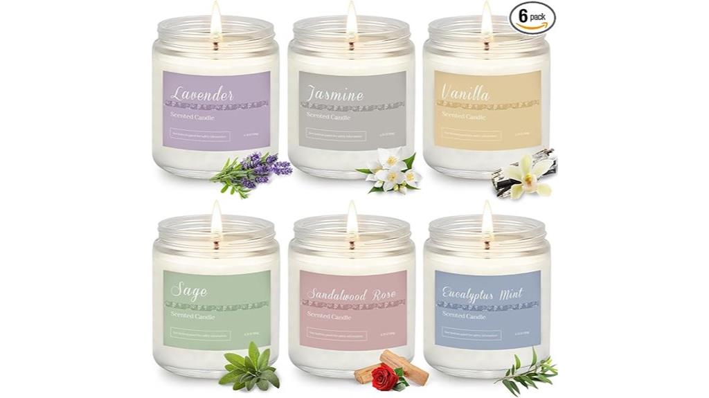 aromatic candle gift set