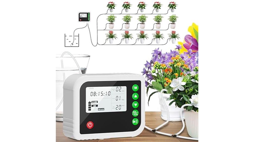 automated indoor plant irrigation