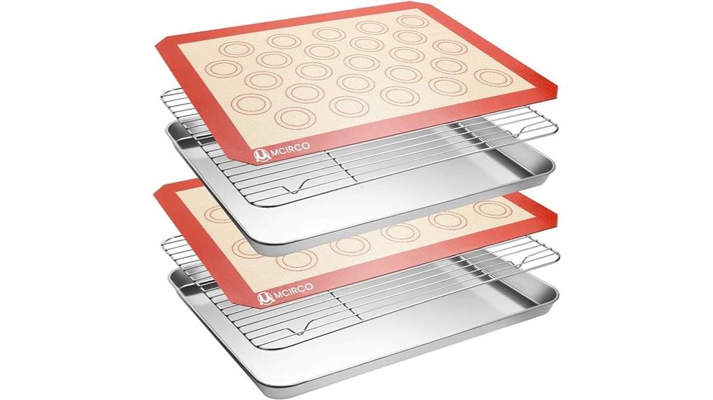 baking sheet and cooling rack