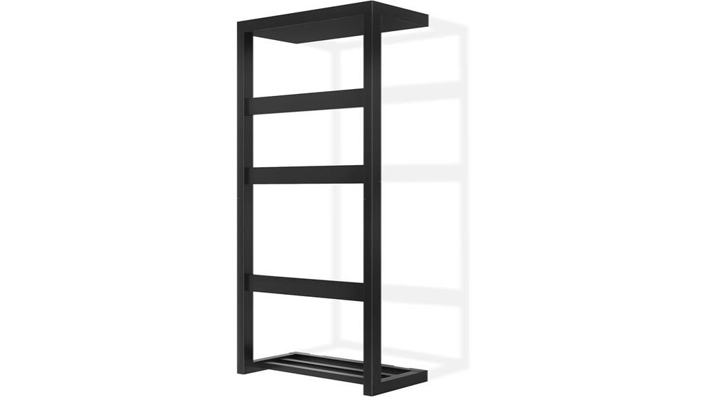 bamboo towel rack ladder