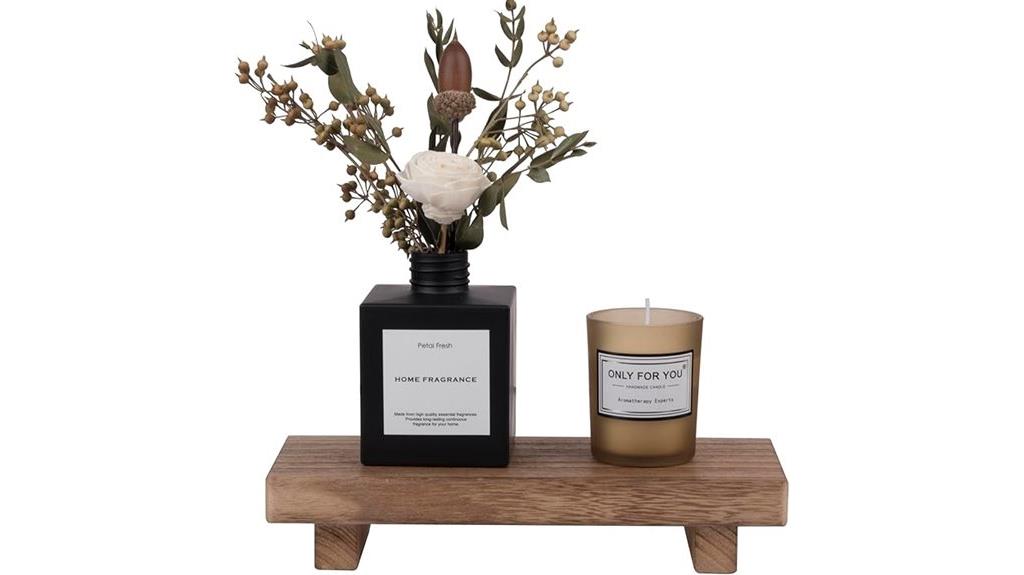 bathroom decor wooden pedestal