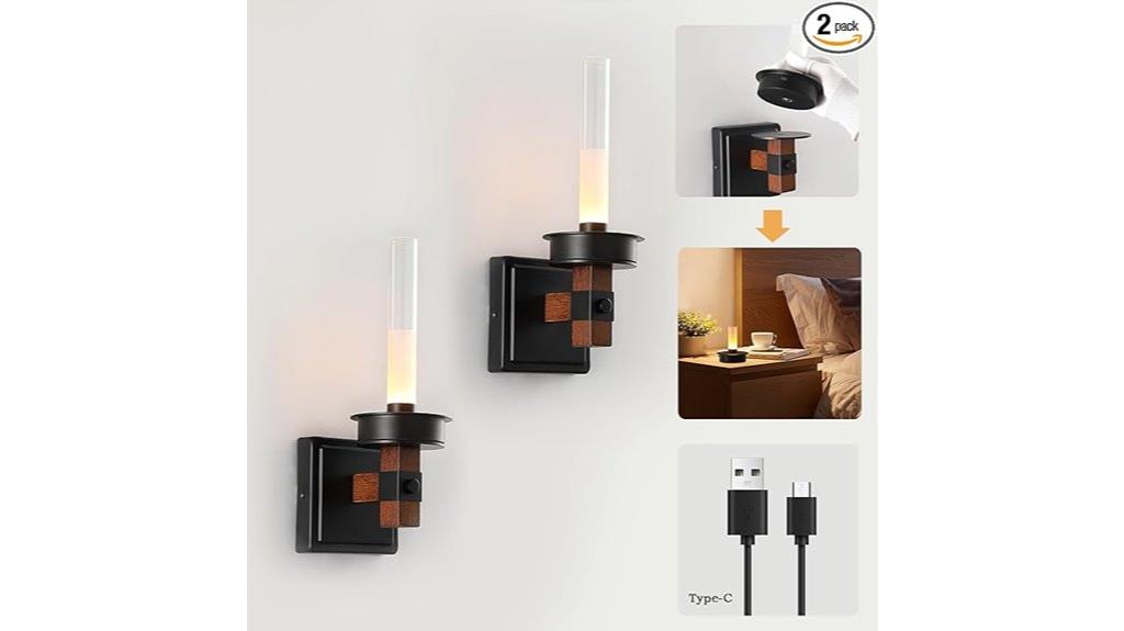battery operated wall sconces