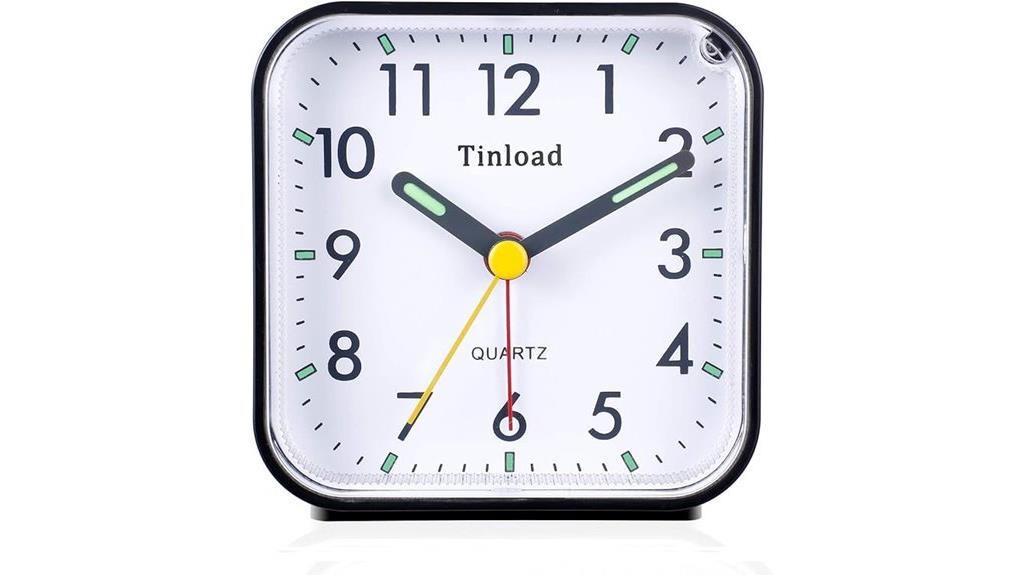 battery powered alarm clock