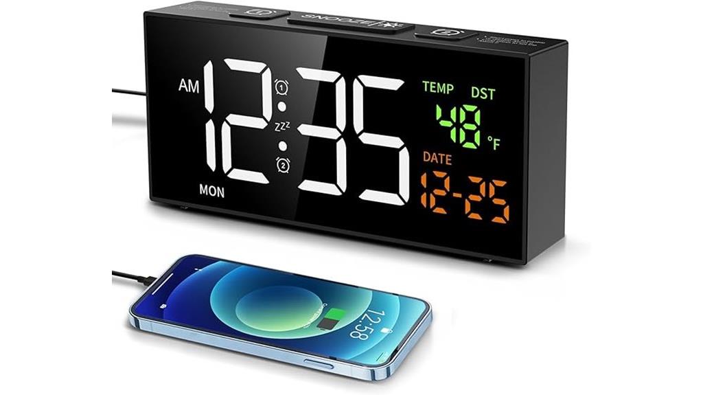 bedroom alarm clock device
