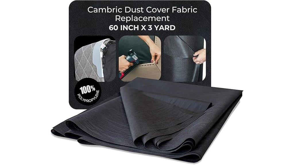 black cambric dust cover