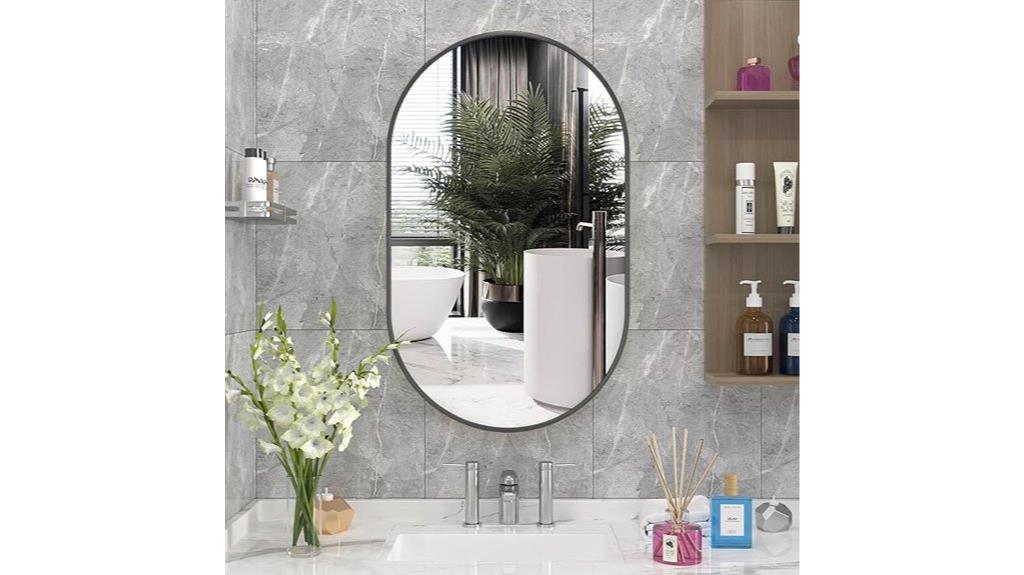 black stainless steel mirror