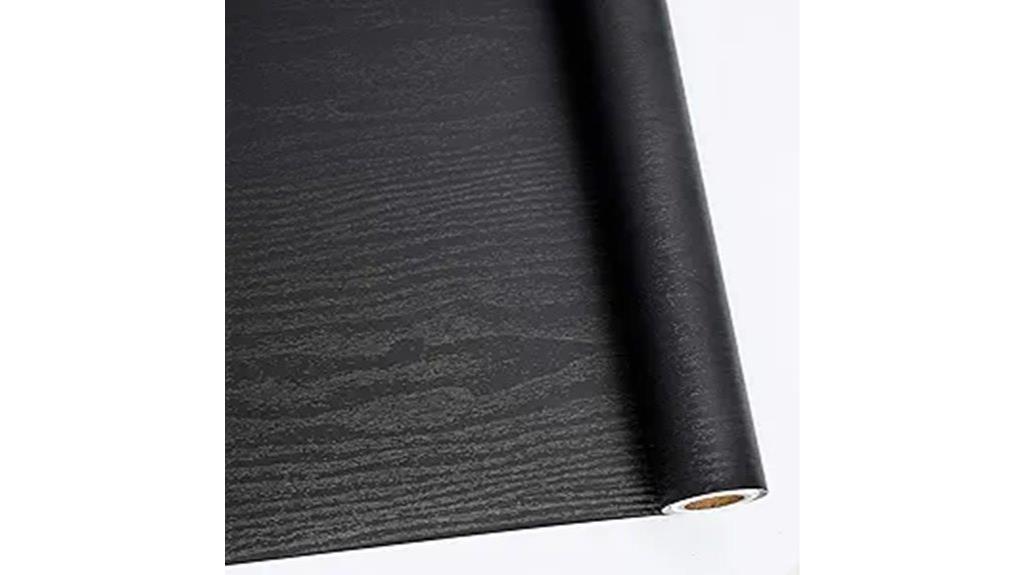 black wood contact paper