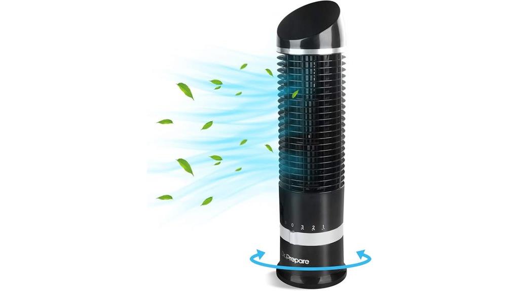 bladeless oscillating tower fan