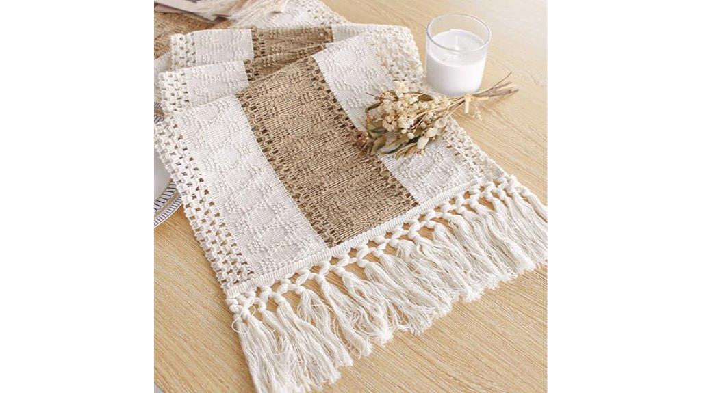 boho christmas table decor