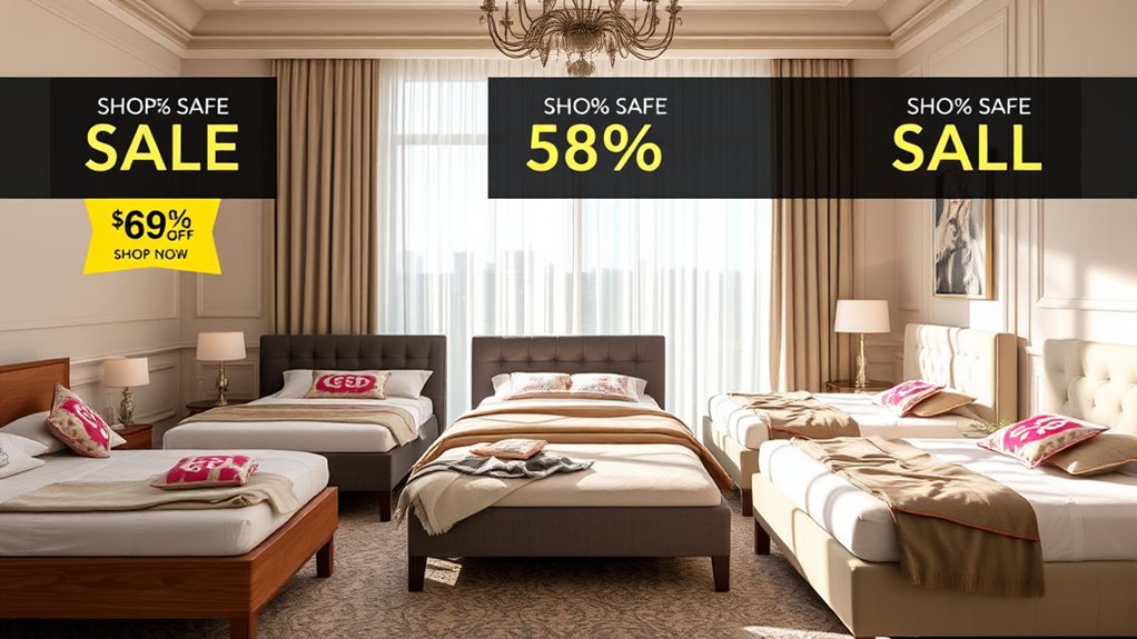 choosing bed frame discounts