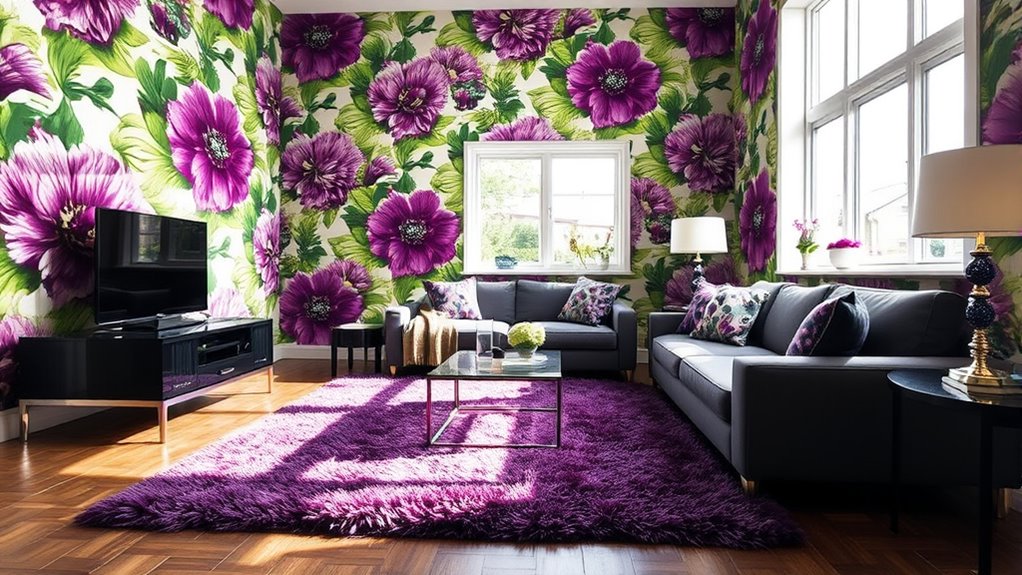 choosing bold wallpaper patterns