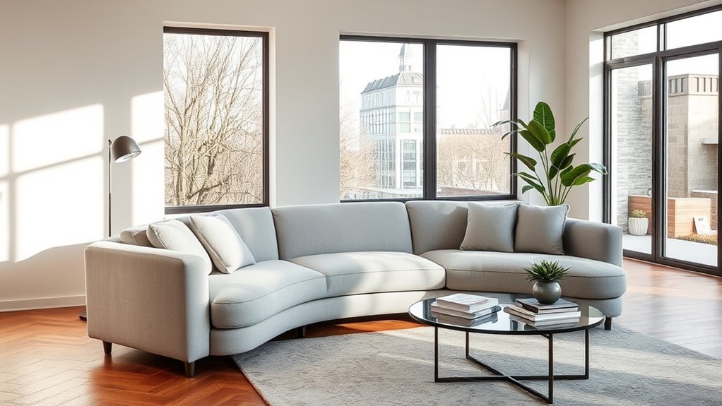 choosing curved sofas wisely