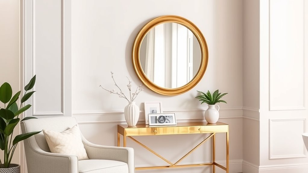 choosing mirrors for small spaces