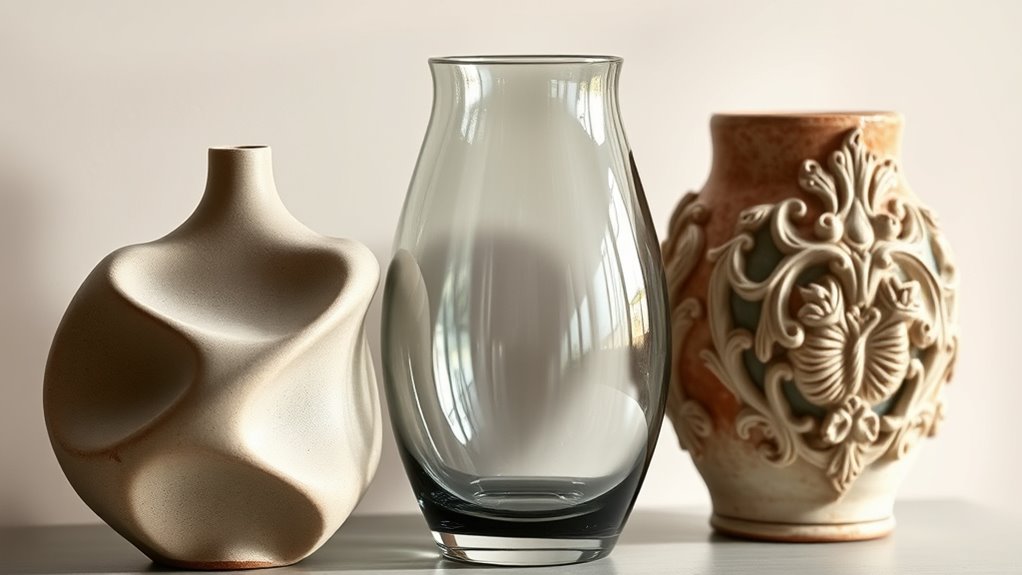 choosing sculpted vase decor