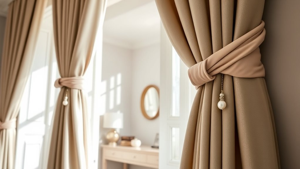 choosing stylish curtain tiebacks