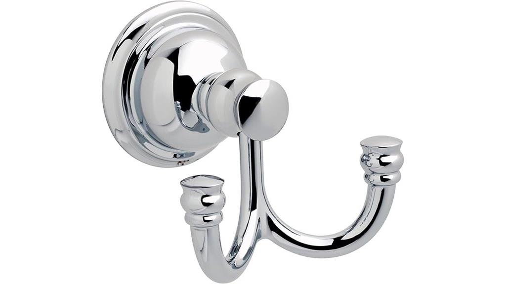 chrome robe hook accessory