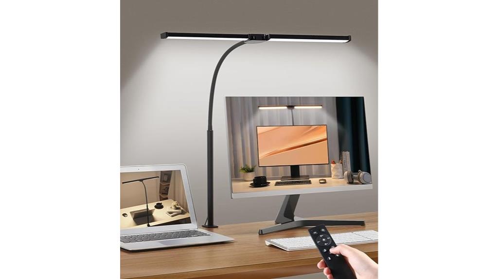 clamp on adjustable desk lamp