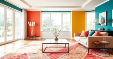 color blocked decor trends 2025
