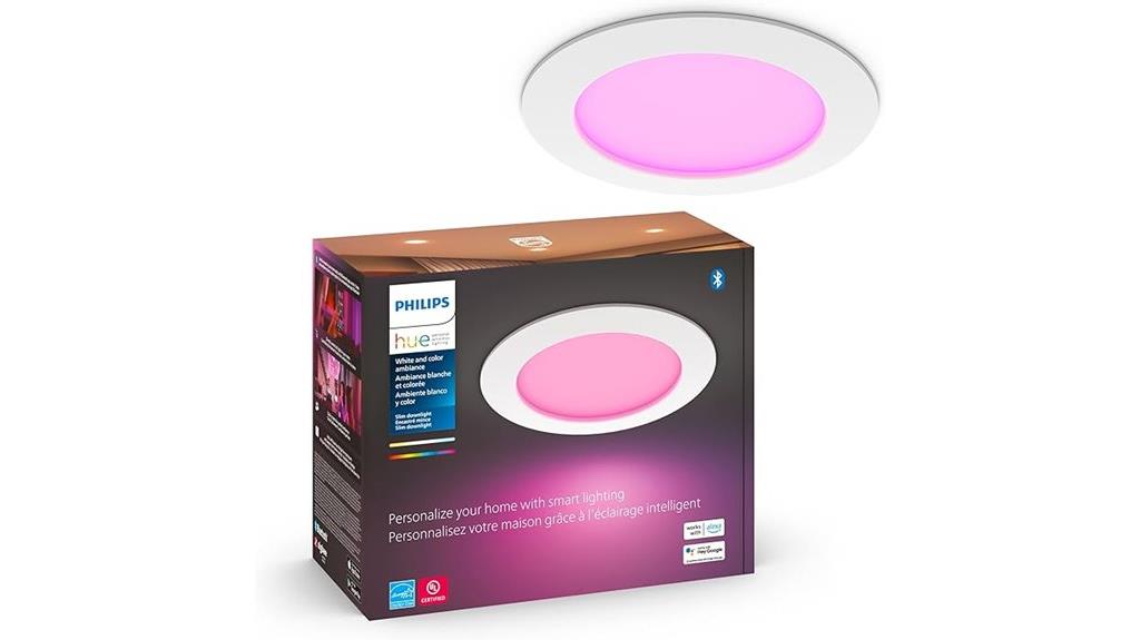 color changing slim led downlight