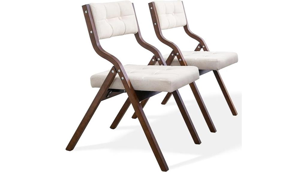 comfortable folding chairs set