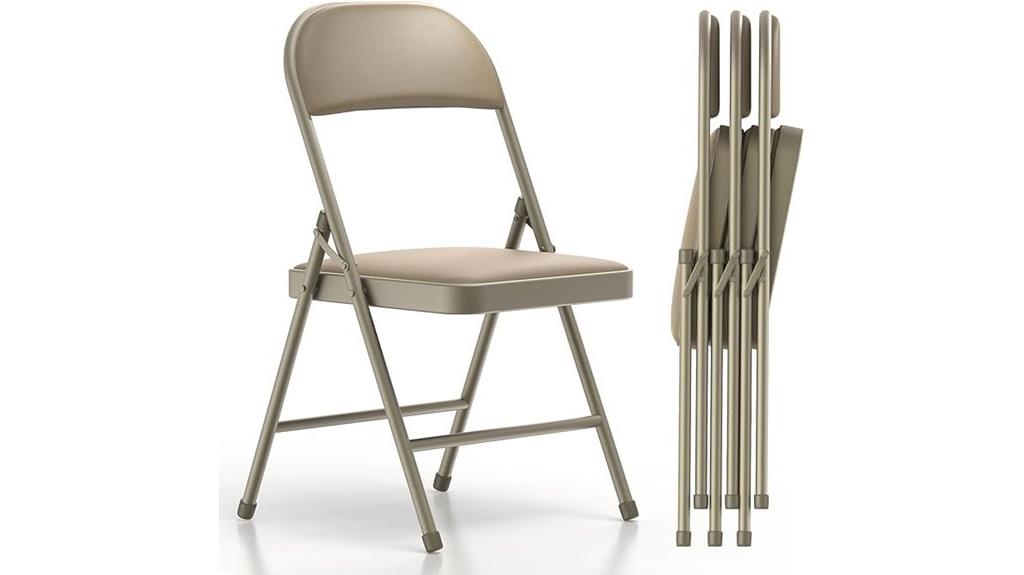 comfortable folding chairs set