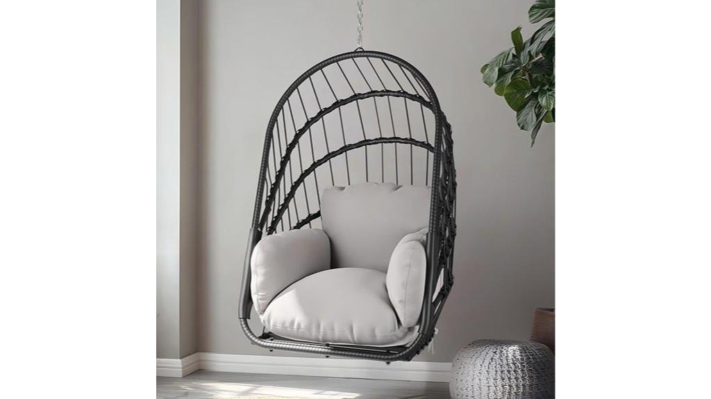 comfortable outdoor hanging chair