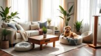 comfortable safe pet space