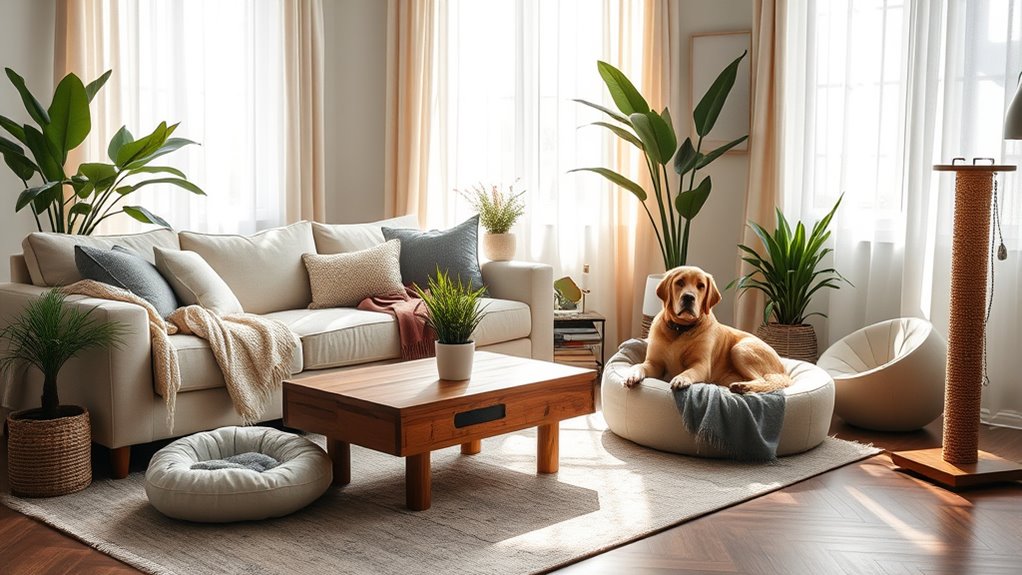 comfortable safe pet space