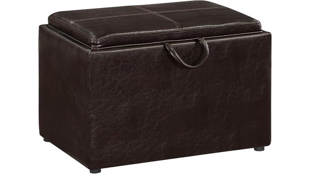 comfortable storage ottoman design