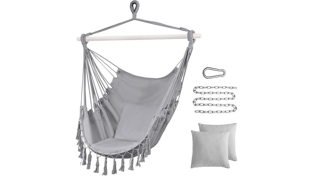 comfortable swinging hammock chair