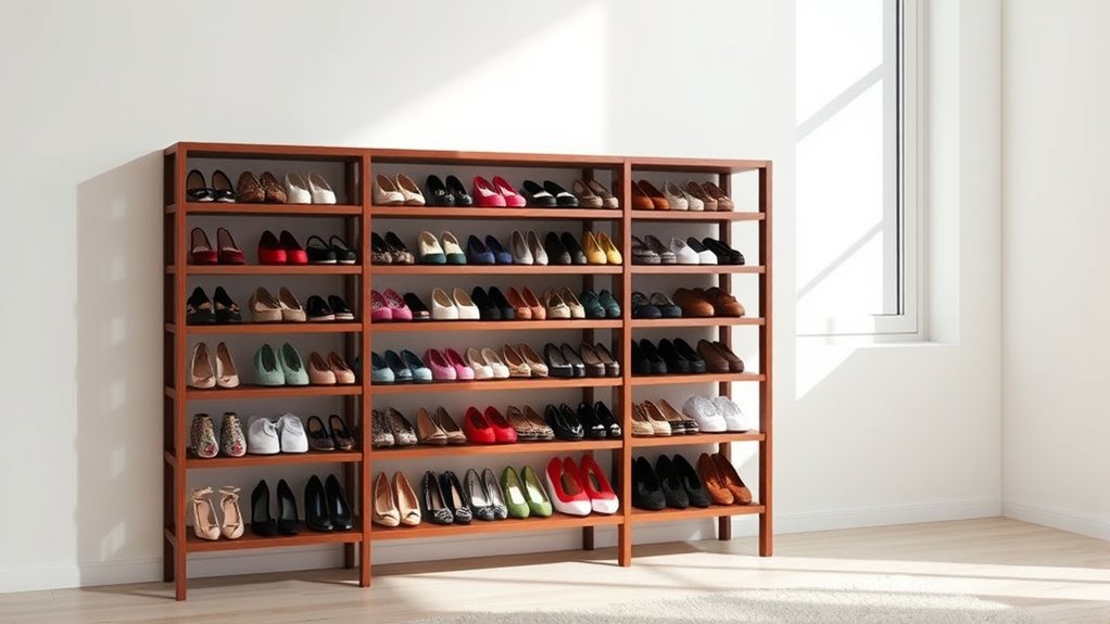 compact shoe storage solution