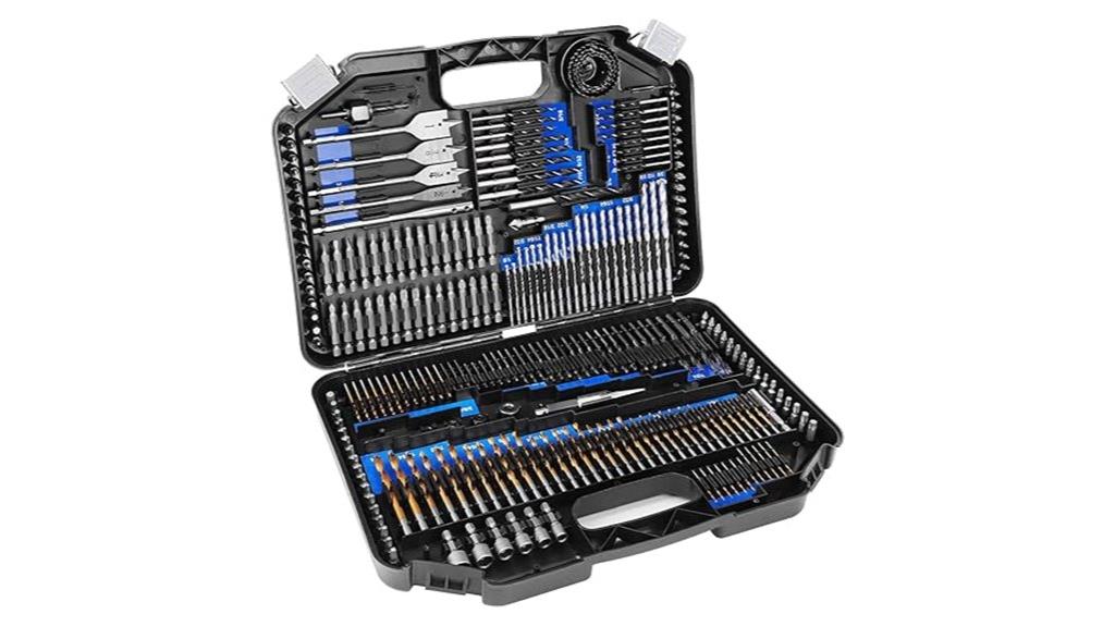comprehensive drill bit collection