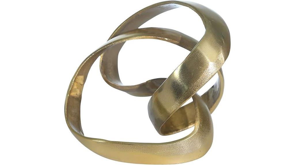 contemporary gold table decor